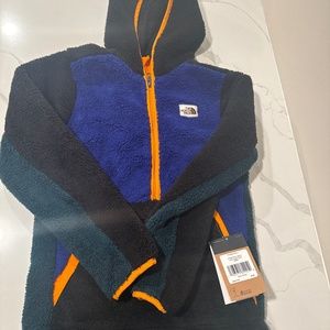 Boys large half zip Northface fleece New with tags